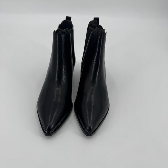 NWOB Marc Fisher Womens Yale Pointed Toe Chelsea Boots Faux Leather Black US 5.5 - Picture 6 of 10